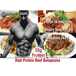 High Performance Meals of Protein Beef Bolognese (JUST ADD HOT WATER)