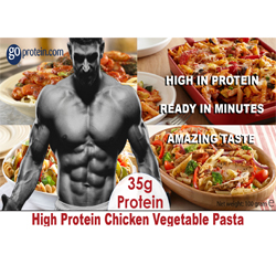 High Performance Meals of Protein Chicken Vegetable Pasta (JUST ADD HOT WATER)