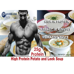High Performance Meals of Protein Potato and Leek Soup (JUST ADD HOT WATER)